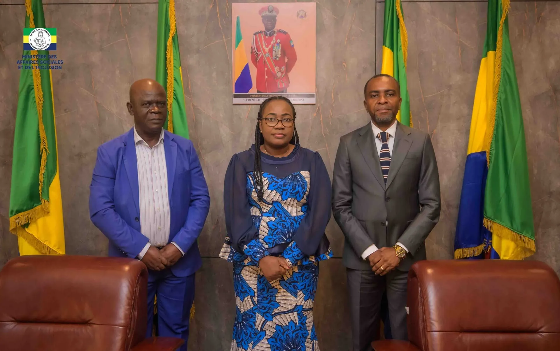 Le Président du Conseil d'Administration de l'UMUSACOL lors d'une rencontre officielle